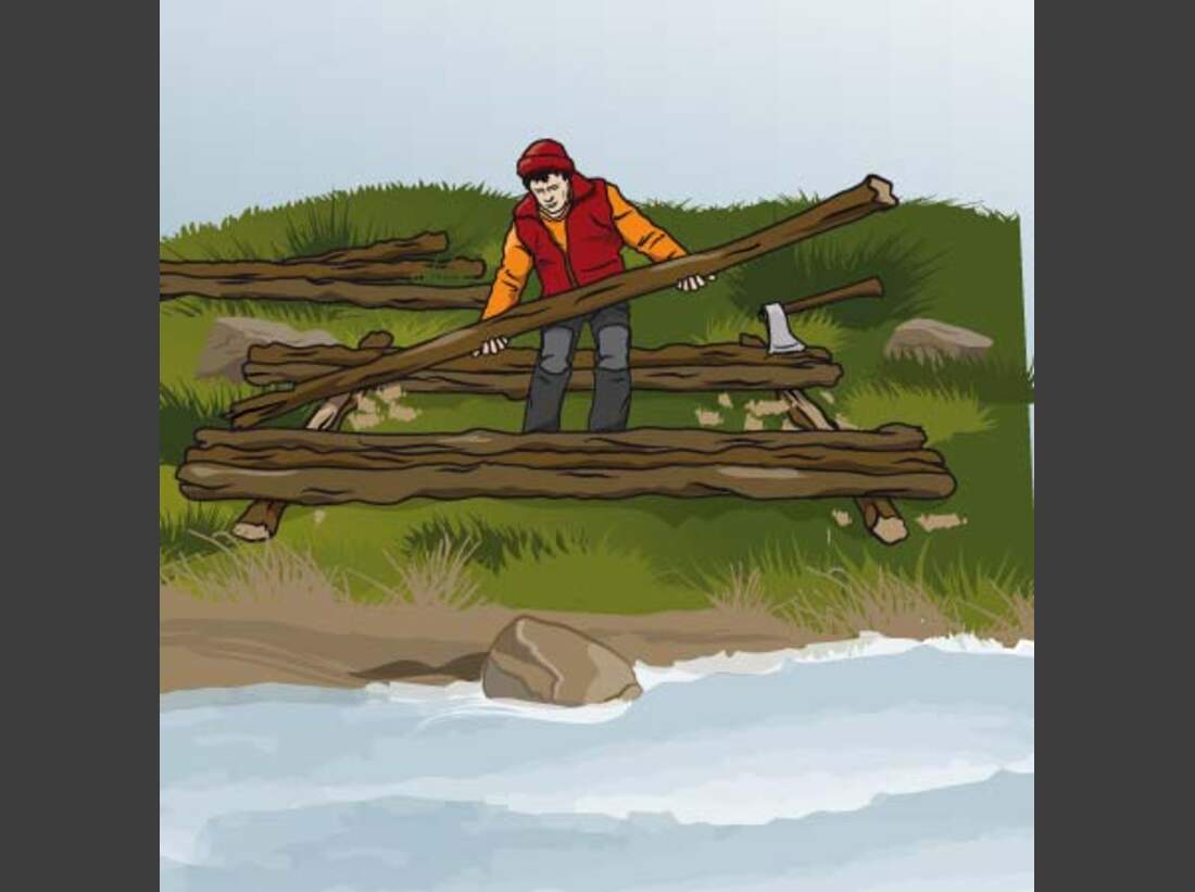 Das eigene Floß bauen: So geht's - outdoor-magazin.com