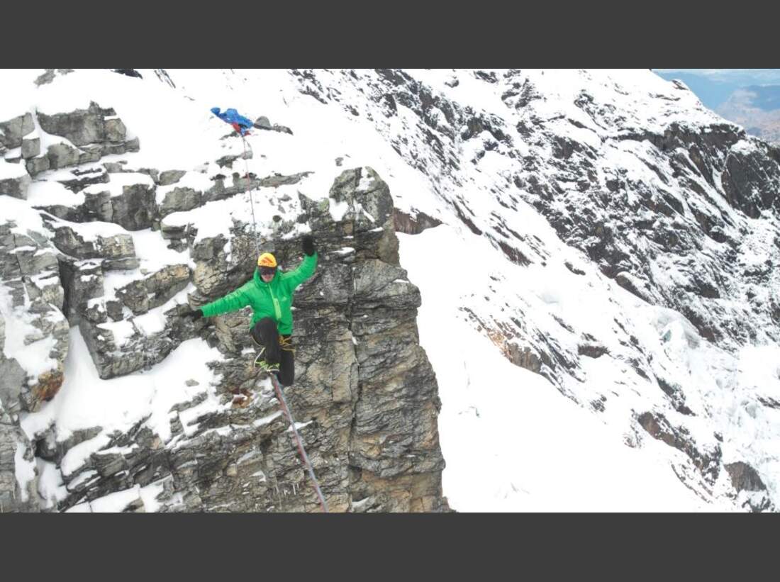 Slackline-Höhenweltrekord in Peru 13